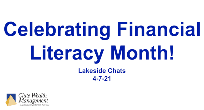 Celebrating Financial Literacy Month!