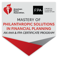 Philanthropy FPA AHA Badge