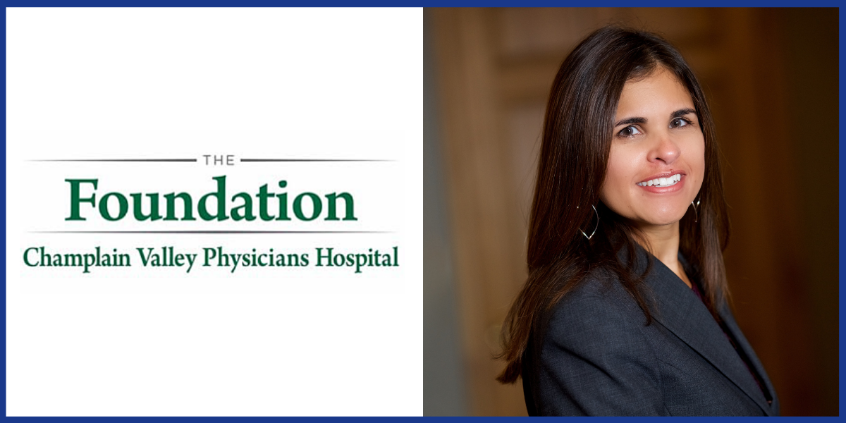 The Foundation of Champlain Valley Phsyicians Hospital and Christina Ubl headshot